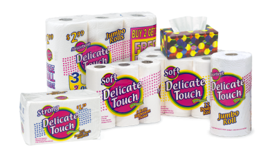 Delicate Touch product line Delicate Touch paper products